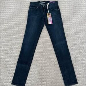 Roxy Blue Skinny Jeans with Classic Design